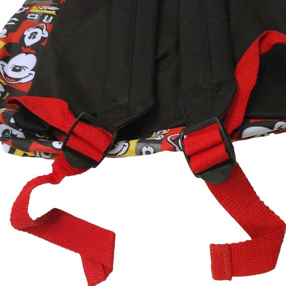 Walt Disney World Mickey Mouse Graphic Backpack Tote Utility Bag Zip Pockets - Picture 10 of 10